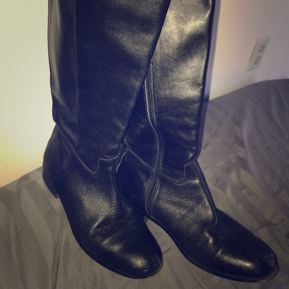 LEATHER KNEE HIGHS Corso Como Size 7.5